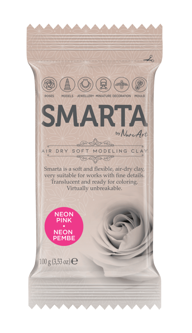 Smarta Clay 100gr Neon Pink