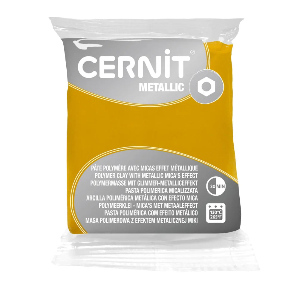 Cernit Metallic 56gr Amarillo (nº 700)