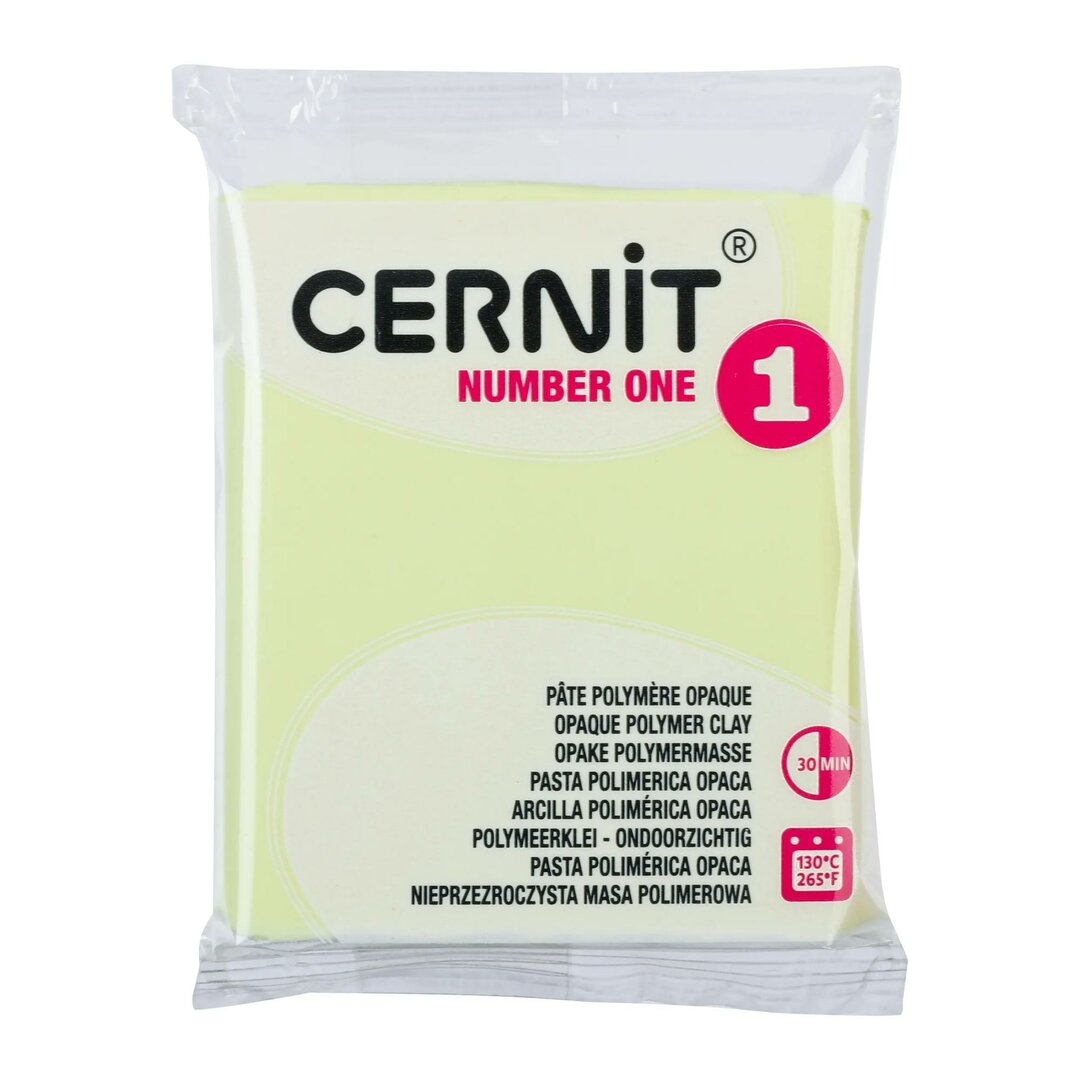 Cernit Number One 56gr Amarillo Pastel (nº 731)