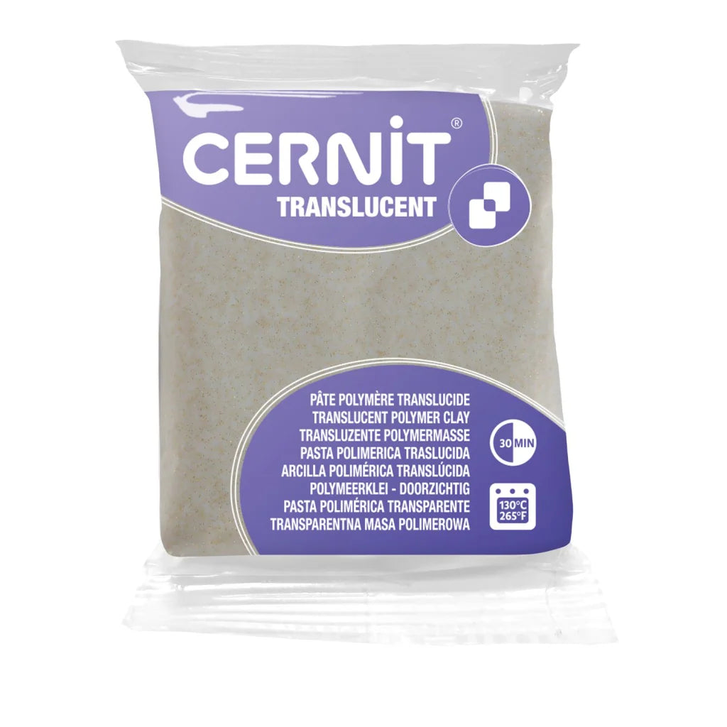 Cernit Translucent 56gr Glitter Oro (nº 050)