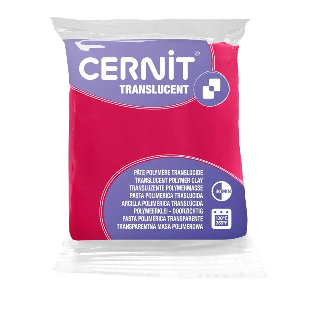 Cernit Translucent 56gr Rojo Rubí (nº 474)