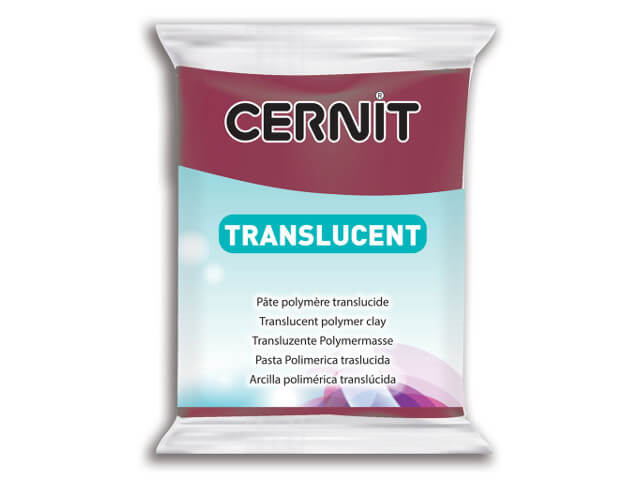 Cernit Translucent 56gr Burdeos (nº 411)
