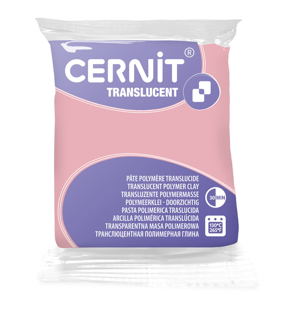 Cernit Translucent 56gr Cuarzo rosa (nº 477)