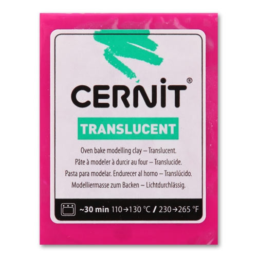 Cernit Translucent 56gr Rojo Rubí (nº 474)