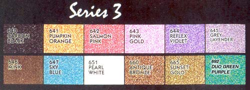 Pack 12 Pigmentos Pearl Ex Serie 3