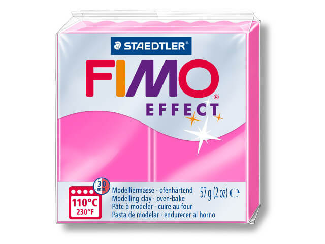 Fimo Effect 57gr Neón Fucsia (nº 201)
