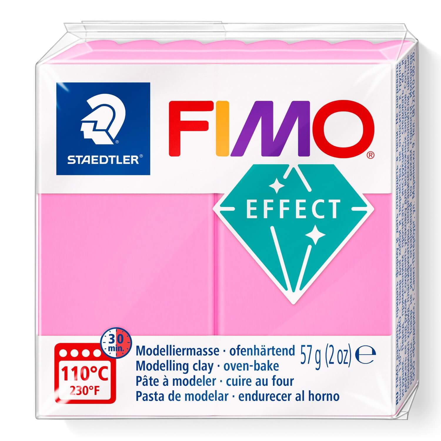 Fimo Effect 57gr Neón Fucsia (nº 201)