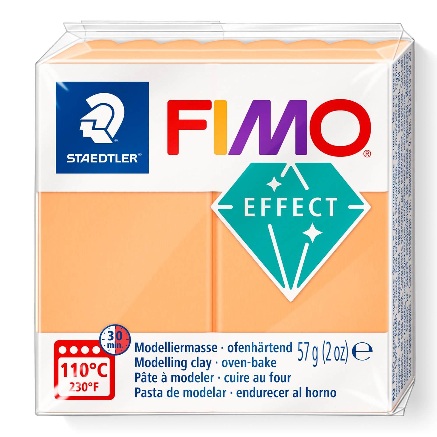 Fimo Effect 57gr Neón Naranja (nº 401)