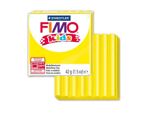 Fimo Kids 42gr - Amarillo (nº 1)