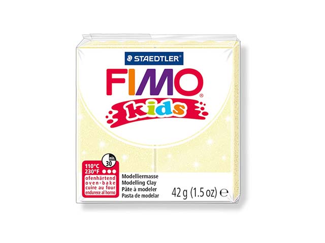 Fimo Kids 42gr - Amarillo Perlado (nº 106)