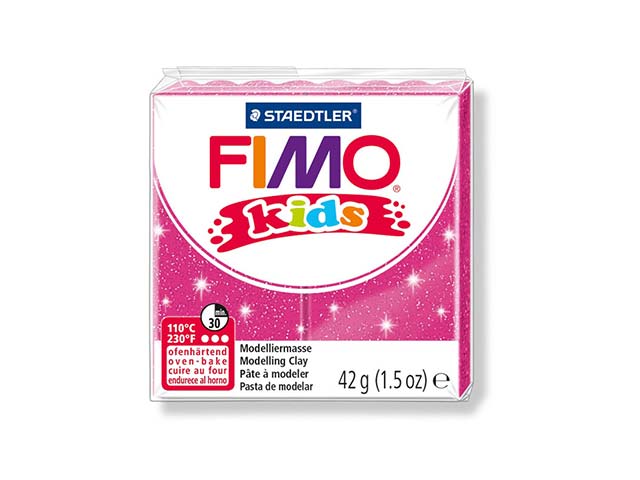 Fimo Kids 42gr - Fucsia Purpurina (nº 262)