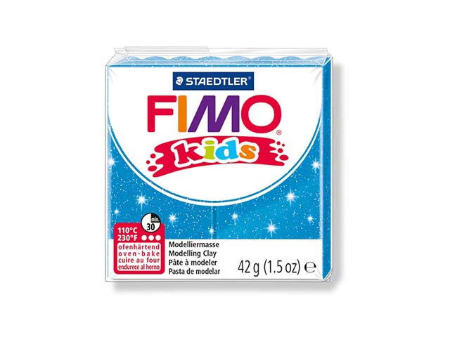 Fimo Kids 42gr - Azul Purpurina (nº 312)