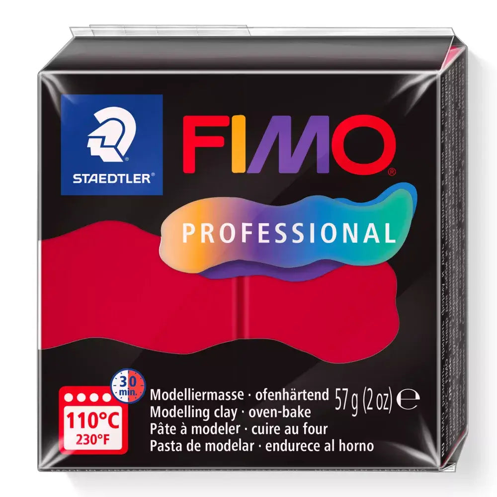 Fimo Professional 57gr - Carmín (nº 29)