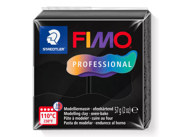Fimo Professional 57gr - Negro (nº 9)