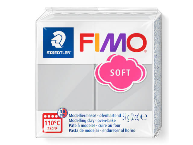 Fimo Soft 57gr Gris Delfín (nº 80)