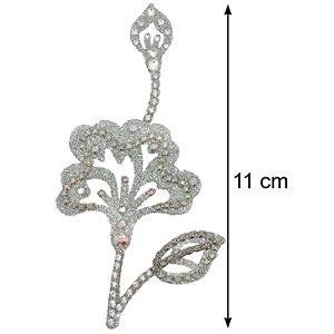 Giuxury Swarovski - Claveles Plata