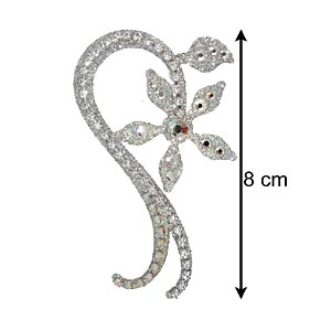 Giuxury Swarovski - Flor Plata