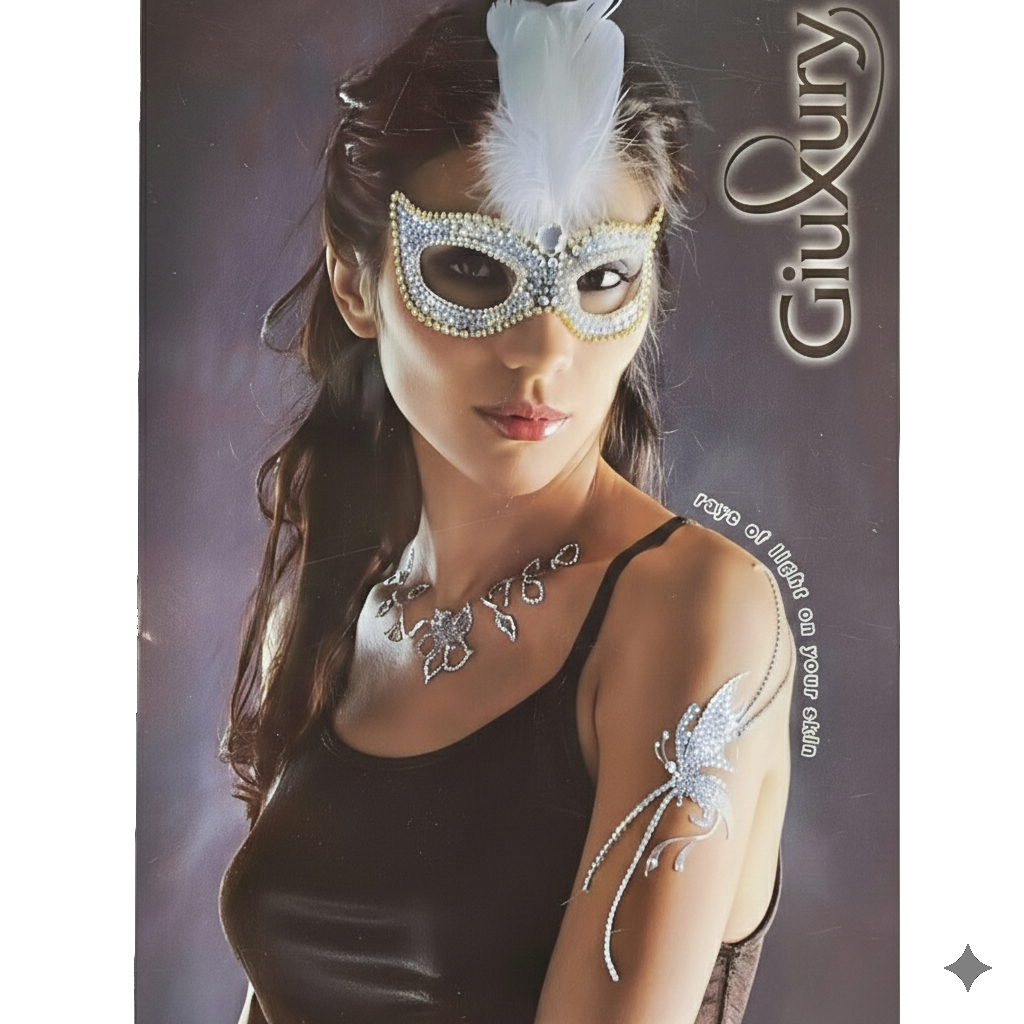 Giuxury Swarovski - 3 Corazones Plata