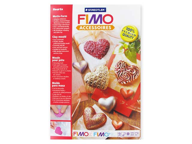 Molde Flexible Corazones - Fimo