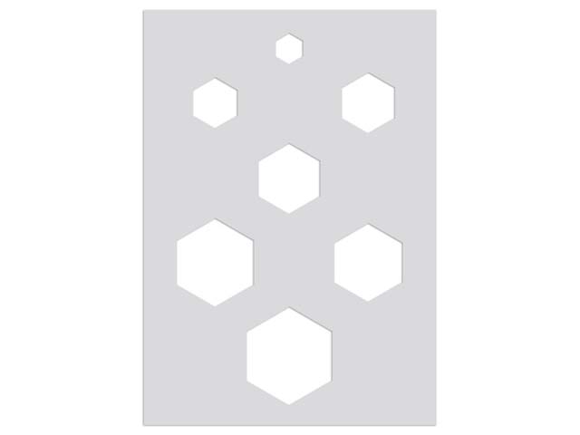 Plantilla Arcilla Polimérica - Hexágonos