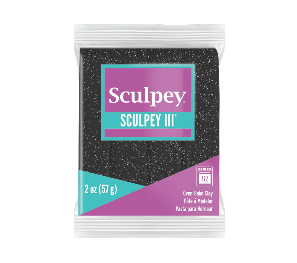Sculpey III 57gr Black Glitter (nº 541)