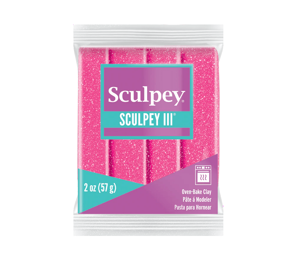 Sculpey III 57gr Pink Glitter (nº 558)