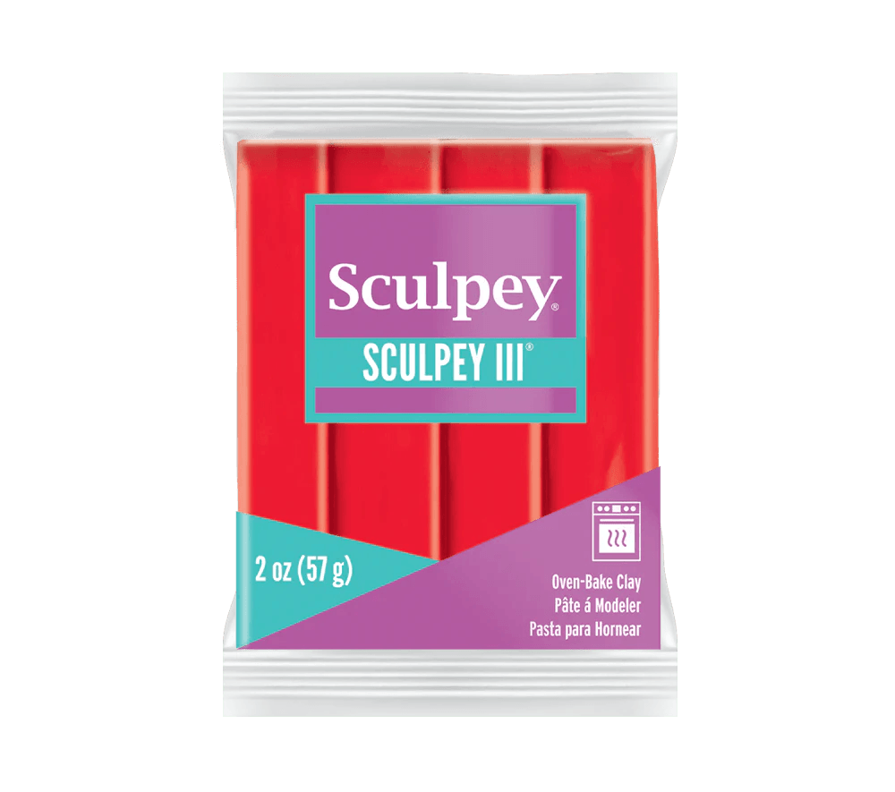 Sculpey III 57gr Red Hot Red (nº 583)
