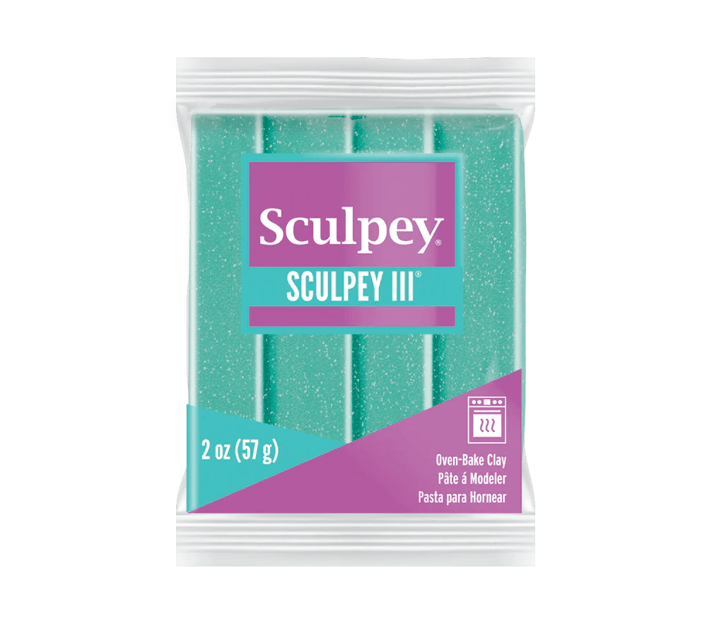 Sculpey III 57gr Turquoise Glitter (nº 574)