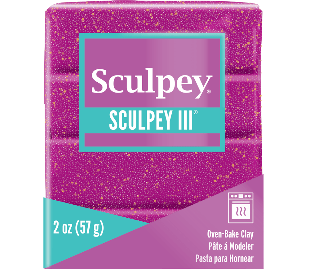 Sculpey III 57gr Violet Glitter (nº 562)