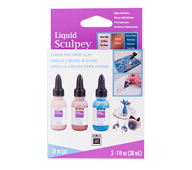 Sculpey Líquido Multipack - Colores Metálicos Glam 3x29ml