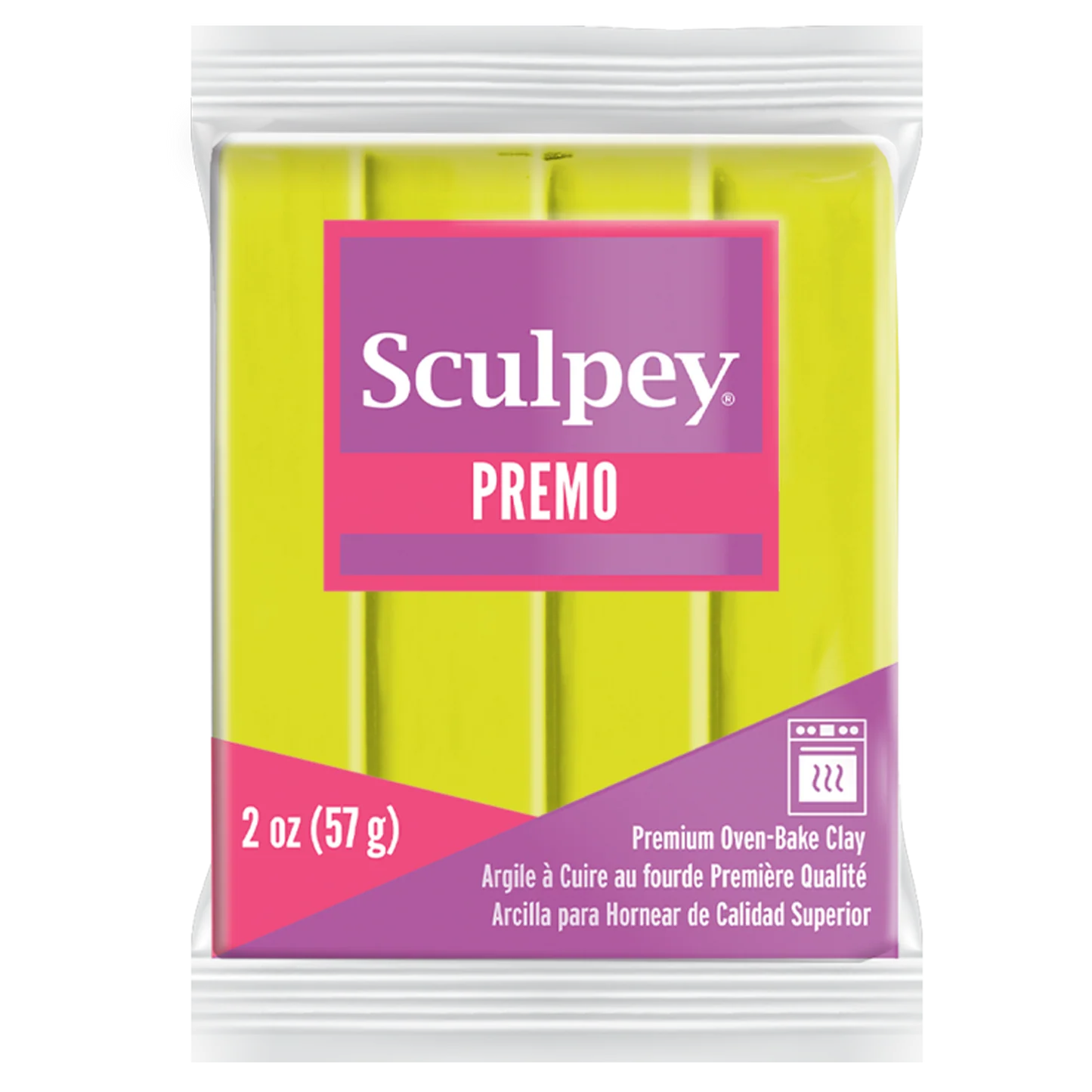 Sculpey Premo 57gr - Amarillo Fluorescente 5600