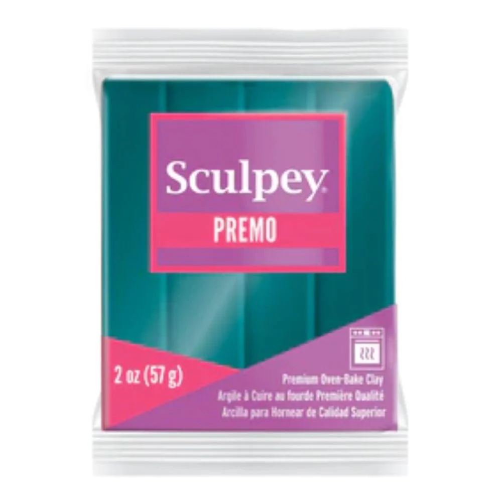 Sculpey Premo Accents 57gr - Azul Pavo Real Perlado 5038