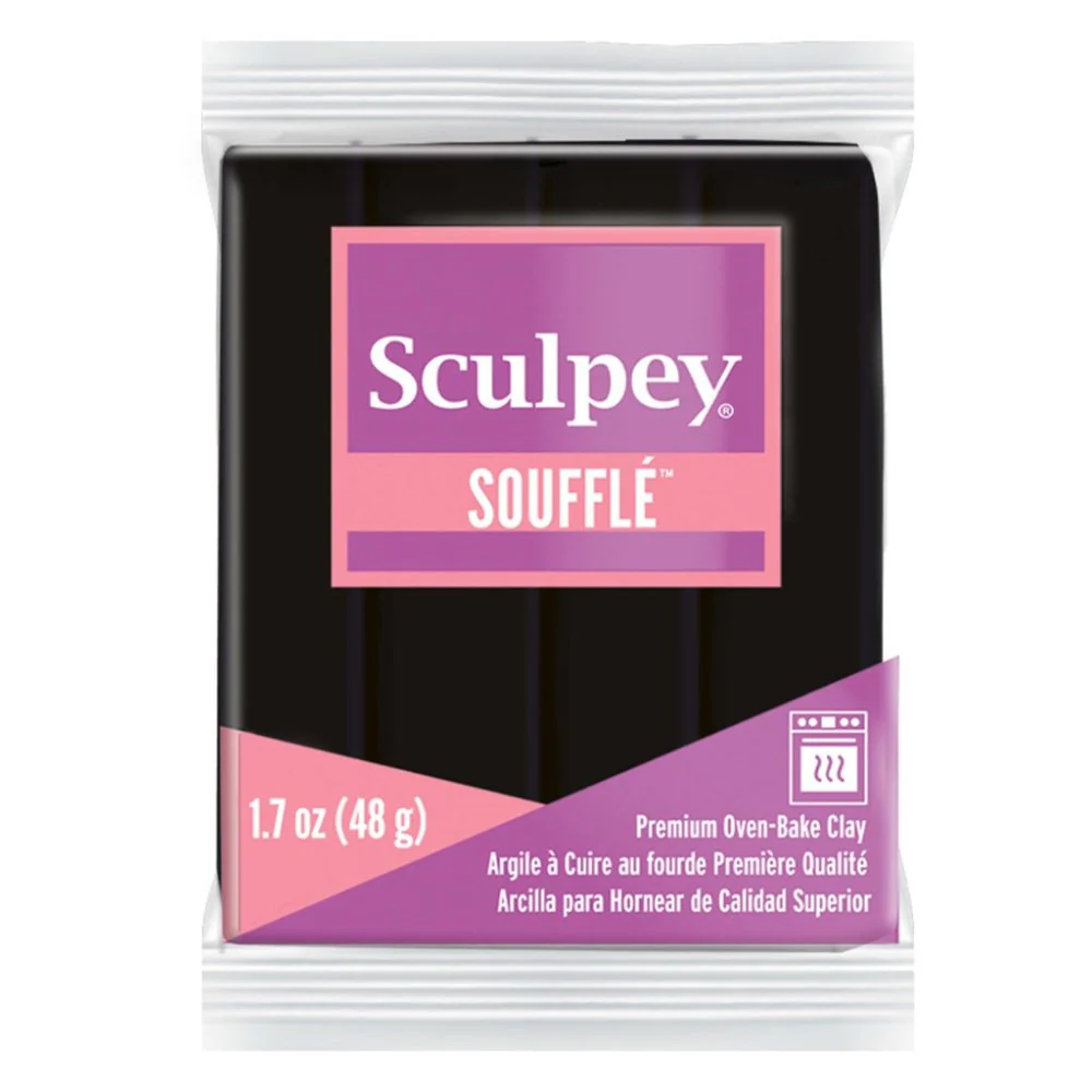 Sculpey Soufflé 48gr - Negro 6042