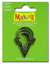 Set 3 cortadores Helado de Makin's