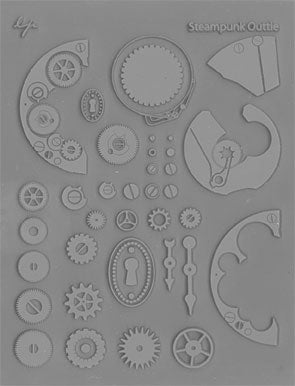 Set de texturas de 2 moldes - Steampunk (Lisa Pavelka)