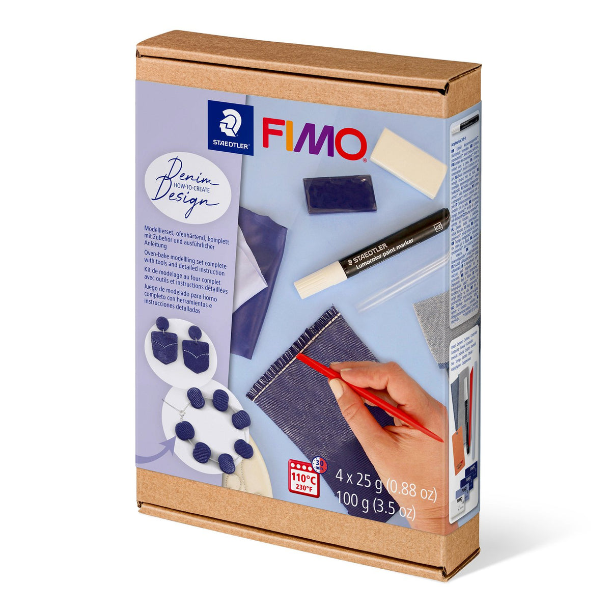 Kit Fimo - Efecto Denim
