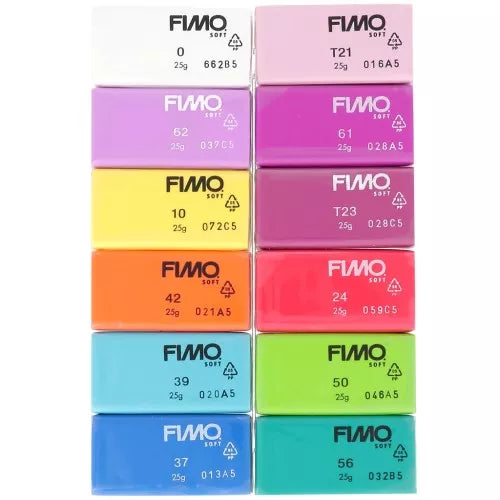 Set Fimo Soft 12 Colores - Brilliant