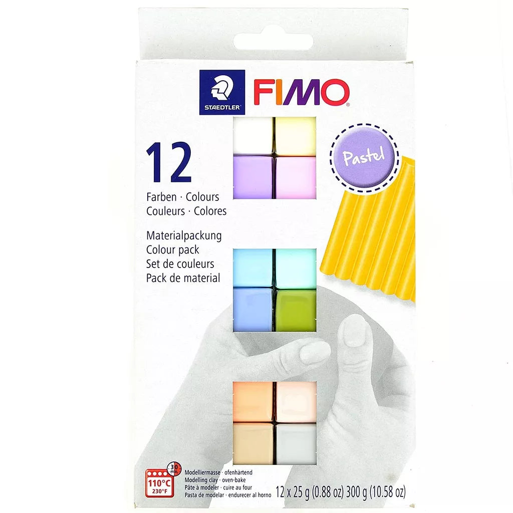 Set Fimo Soft 12 Colores - Pastel