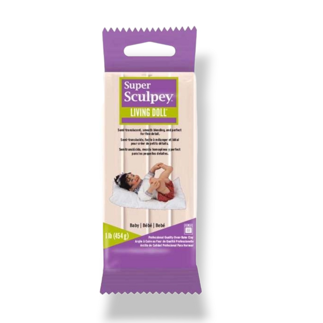 Super Sculpey Living Doll 454gr Bebé